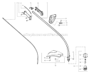 Page D Diagram and Parts List for FEATHERLITE Type 1 Weed Eater Trimmer